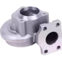 Vue du carter de turbine turbocompresseur Perkins