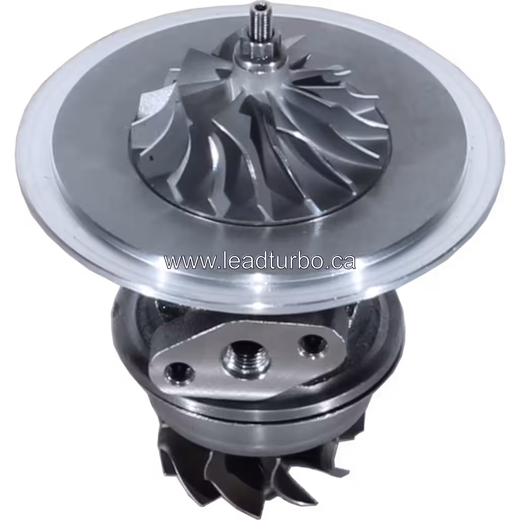 Core turbo T300-03 avec roue turbine et compresseur visibles, référence 446311-0002