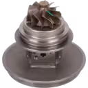 Vue de dessous à 45 degrés du core de turbocompresseur 204-1530