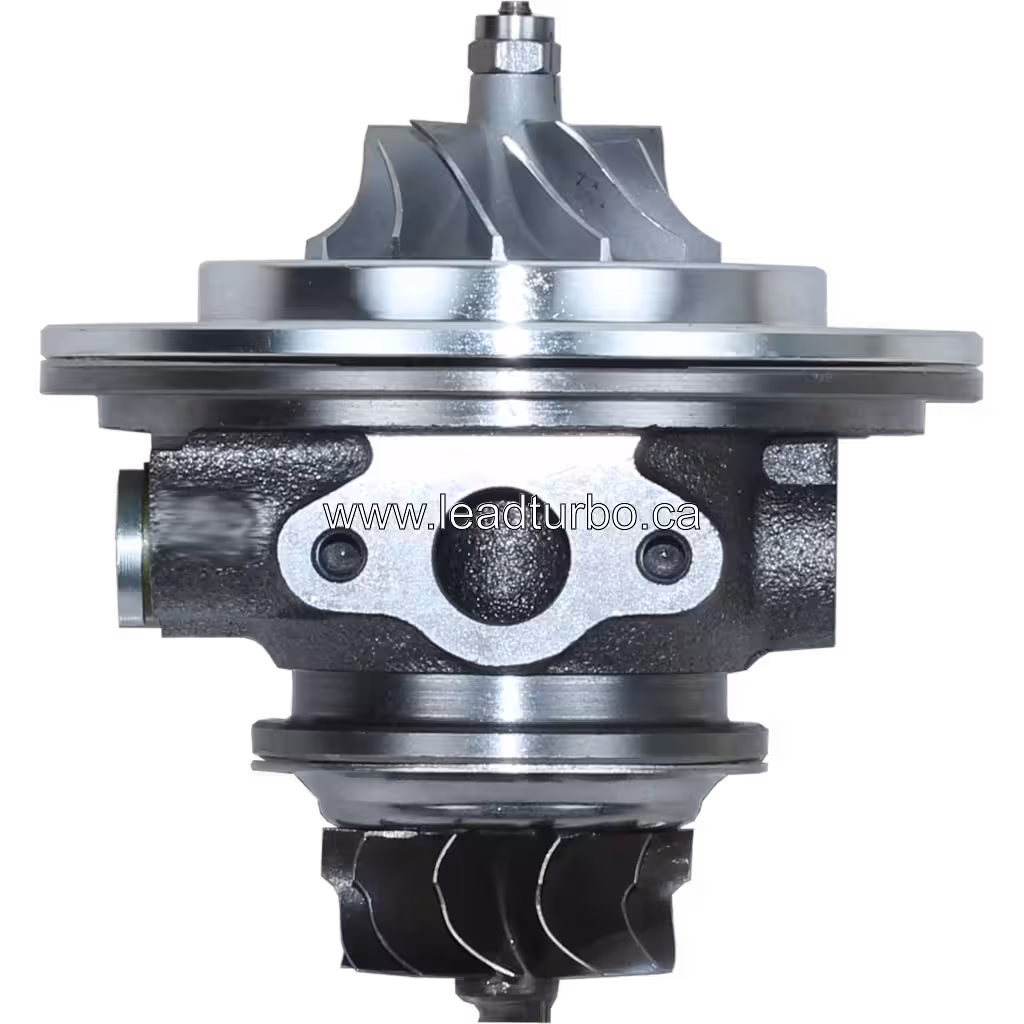 Vue de face du core de turbocompresseur 53037100511 avec roue compresseur
