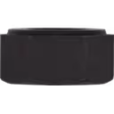 Écrou d'arbre hexagonal noir pour turbocompresseur RHE61, vue de face
