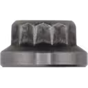RHF4-660011P10 turbo shaft nut side profile showing hexagonal body and flange