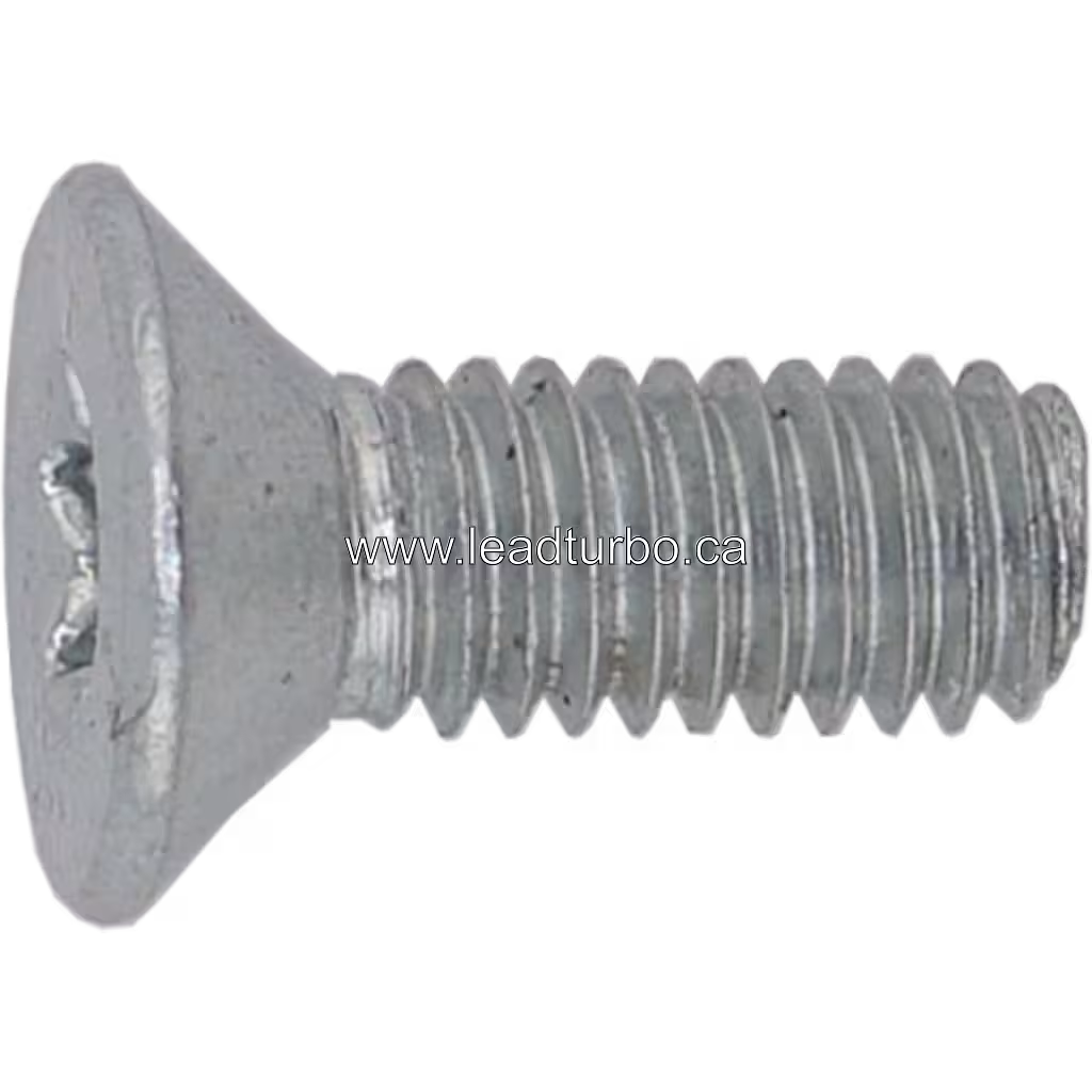 RHF4-660011P10 turbocharger bolt front view with countersunk head