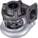 CAT SK4 turbocharger assembly side profile