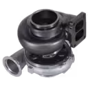 S60 6L turbocharger side view showing mounting brackets
