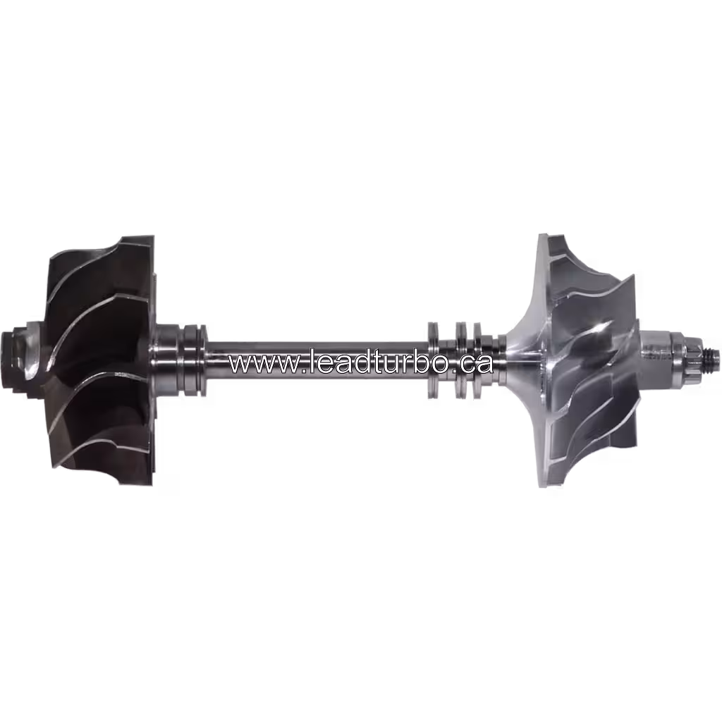 Vue de face du Rotor Assy J96 FOR 4253964 RA avec deux impellers