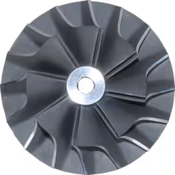 Roue de compresseur 409179-0019 pour turbo TO4B11 John Deere