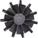 Roue turbine TO4B87 pour John Deere 6466