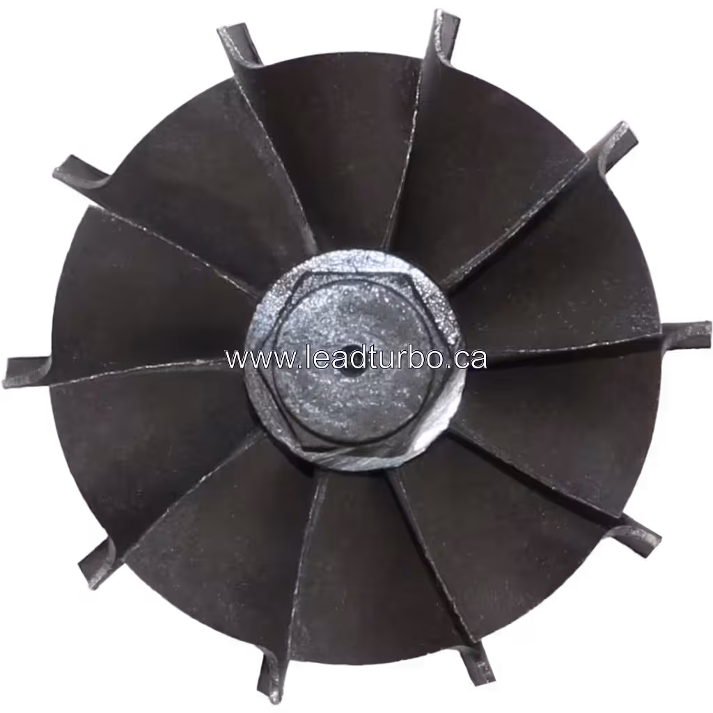 Détail de la roue de turbine turbocompresseur J96