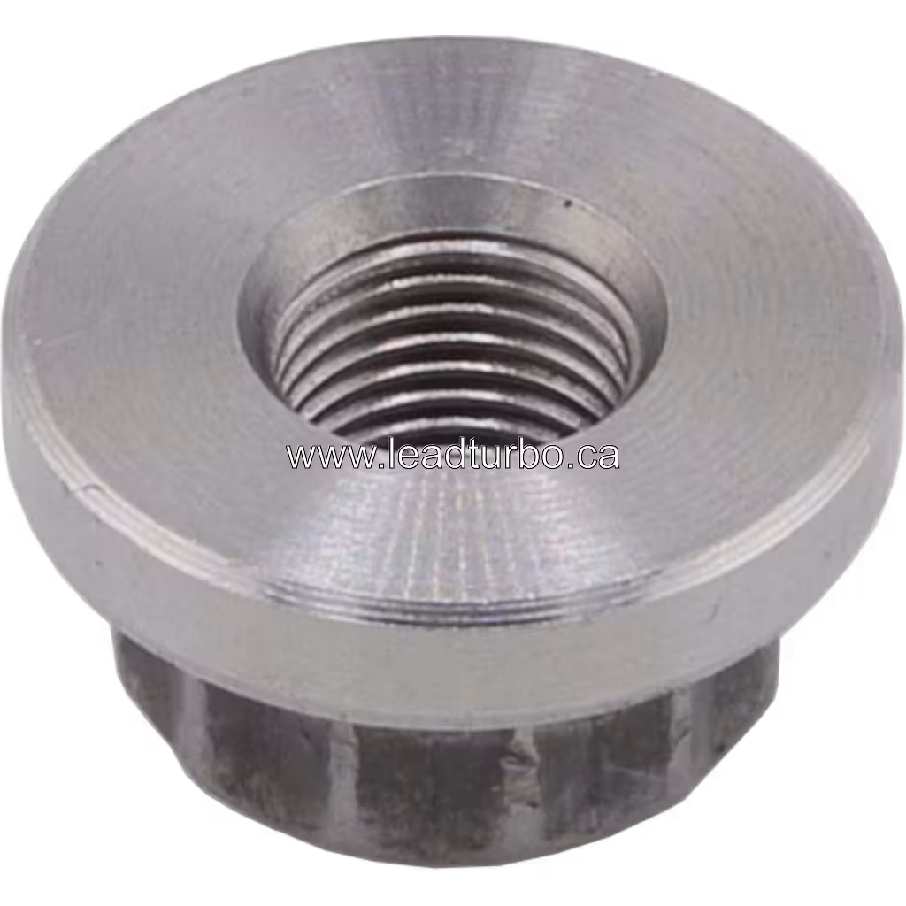 Vue de dessous d'un écrou de shaft à flange pour application 4D5CDI