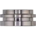 TD09L-34QRC thrust washer front view, metallic ring component