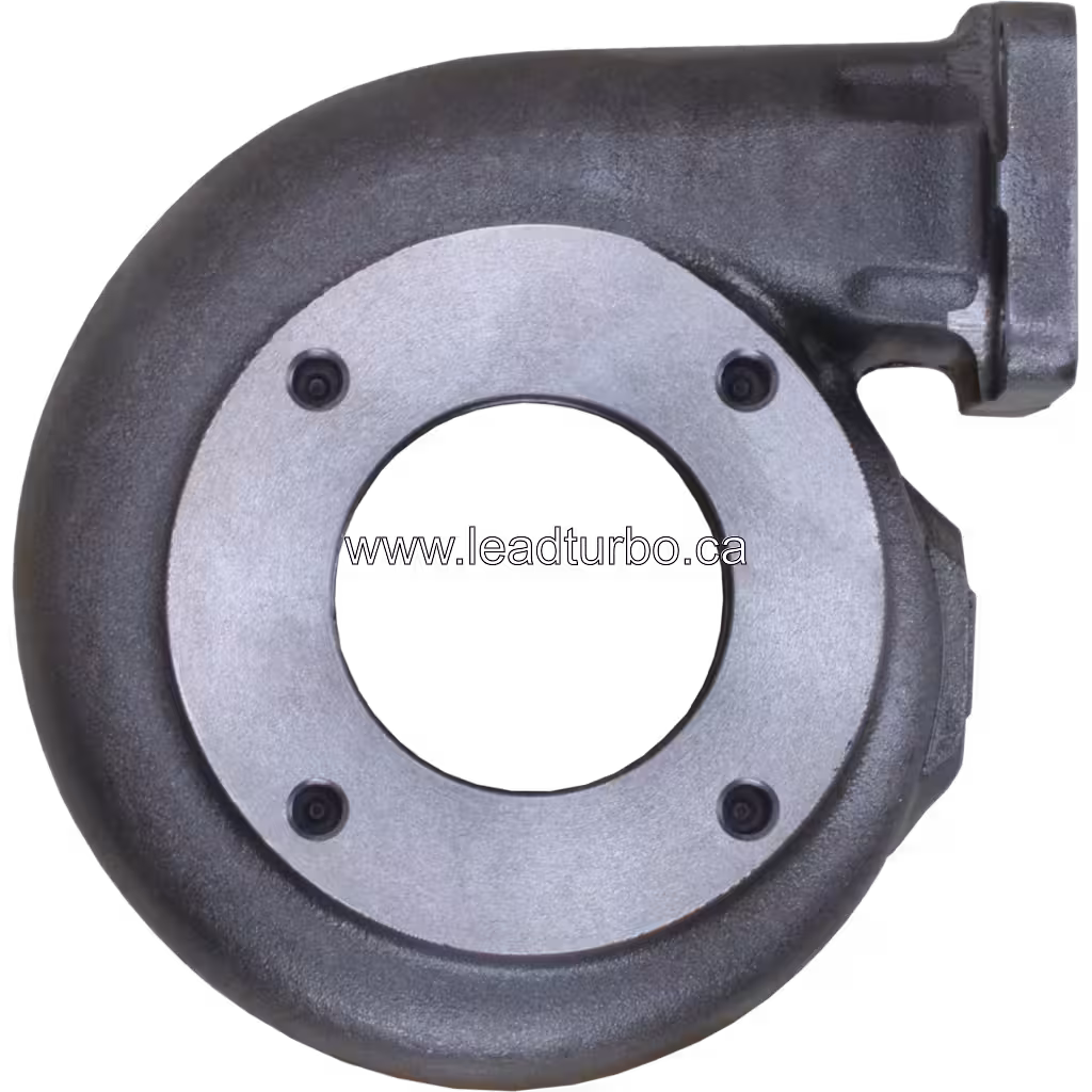 Turbine housing FOR 3524689 TH avec flange à deux ports et finition mate