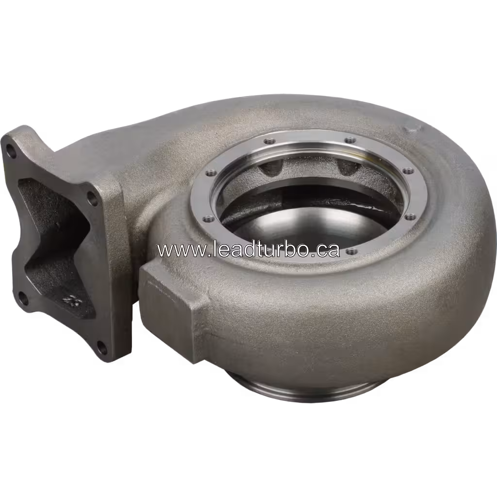 Vue de dessous de la turbine housing FOR 3780874 TH avec structure interne des aubes