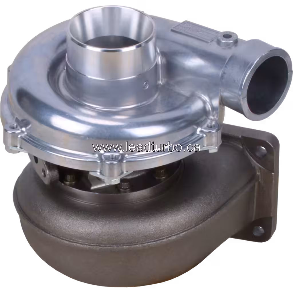 Vue de dessus du turbocompresseur RHE7-13601Q33NABRL603CUAT pour Isuzu 6SD1X