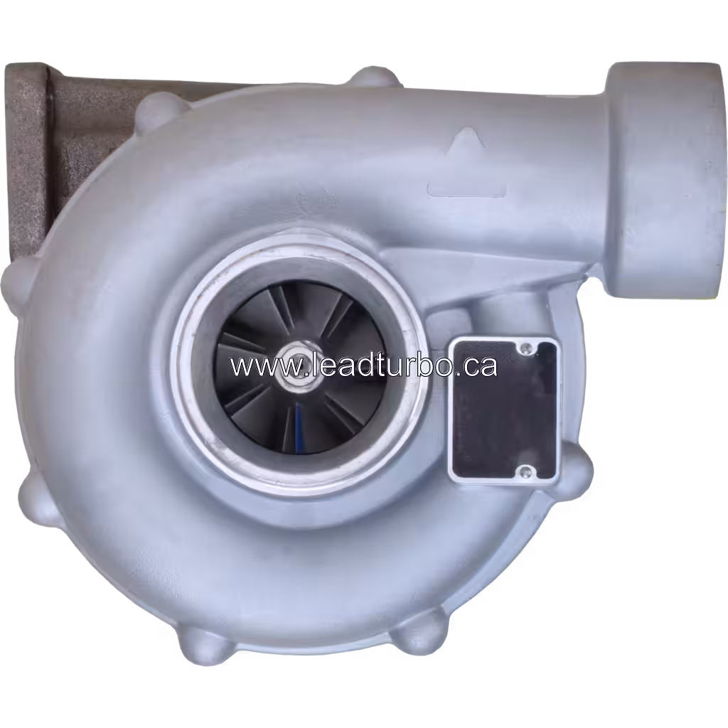 Turbocompresseur 5700246 K27 avec carter compresseur argenté et impeller visible