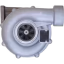 Turbocompresseur 5700246 K27 avec carter compresseur argenté et impeller visible