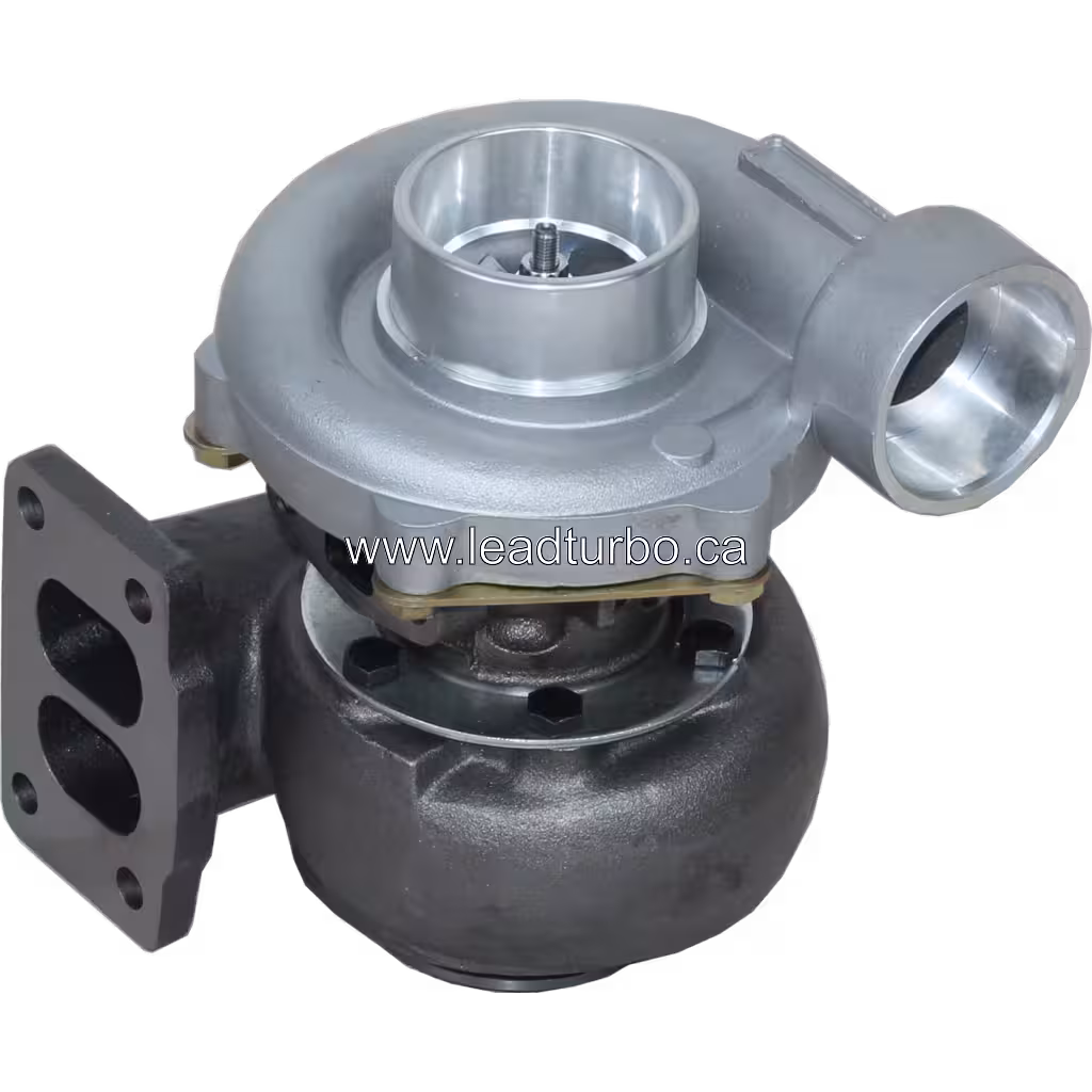 Vue latérale du turbocompresseur pour tracteur John Deere