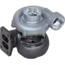 Vue latérale du turbocompresseur pour tracteur John Deere