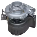 S300G turbocharger featuring a two-port exhaust flange and mechanical actuator