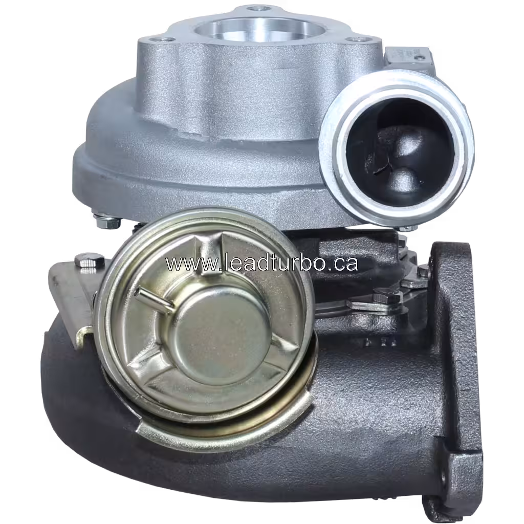 144112X900-2 GT2052V turbocharger with silver compressor housing and black turbine housing
