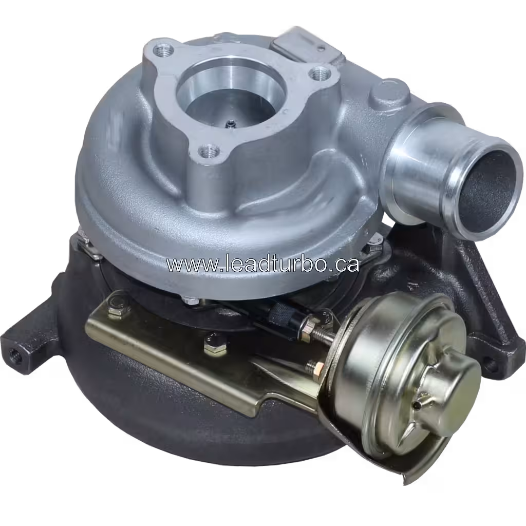 Nissan ZD30ETi turbocharger featuring a side-mounted silver actuator