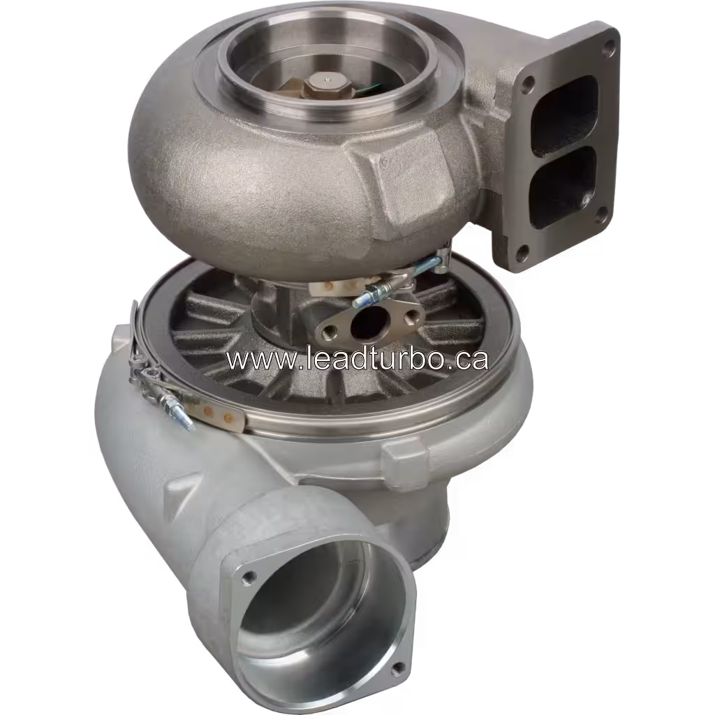 2231469 Turbocharger GTA5002B pour CAT C15 3406E bottom 45 degree view