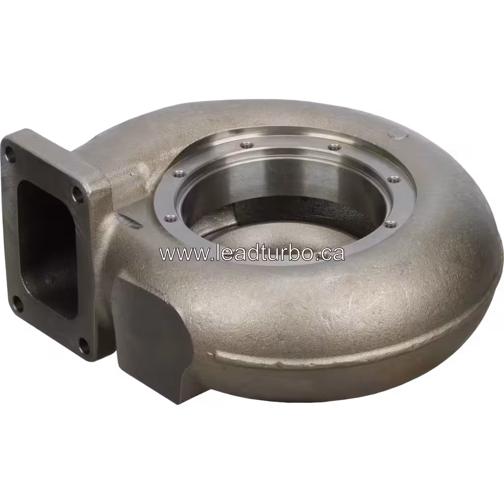 3522911A turbine housing bottom view revealing internal structure