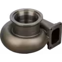 CUMMINS KTA50 turbine housing top view showing machined mounting surface