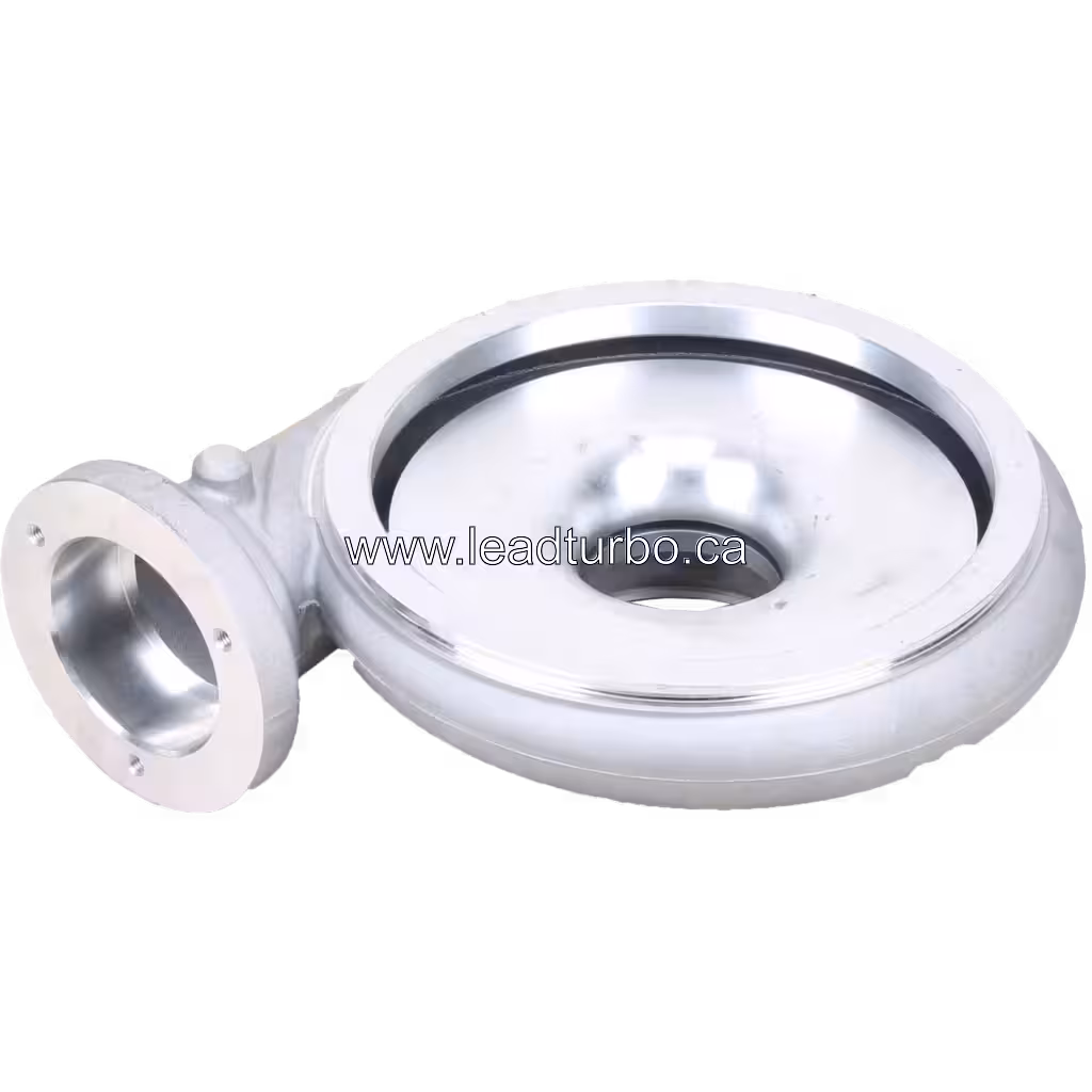 Cummins ISX compressor housing bottom view details