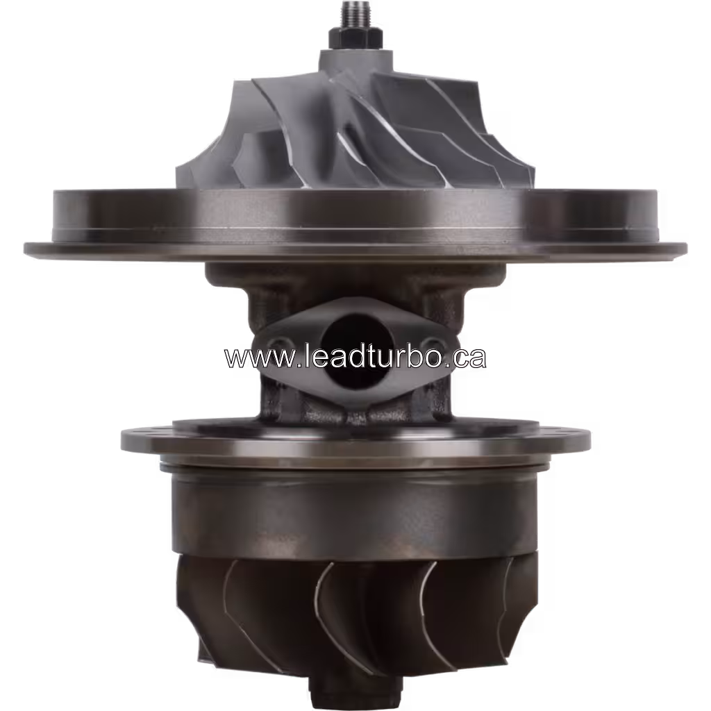 4027083 HC5A turbo core front view showing compressor and turbine wheels