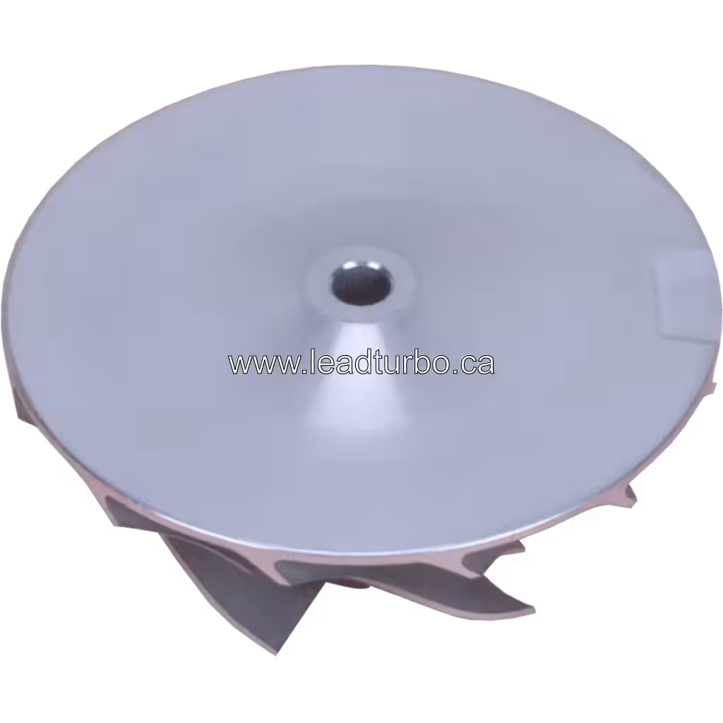 FOR 4047745 CW-M J96 compressor wheel rear view showing flat backplate