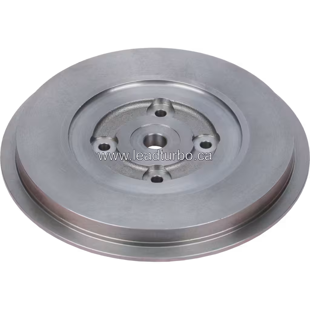 Top view of 407215-0000 back plate with four bolt holes