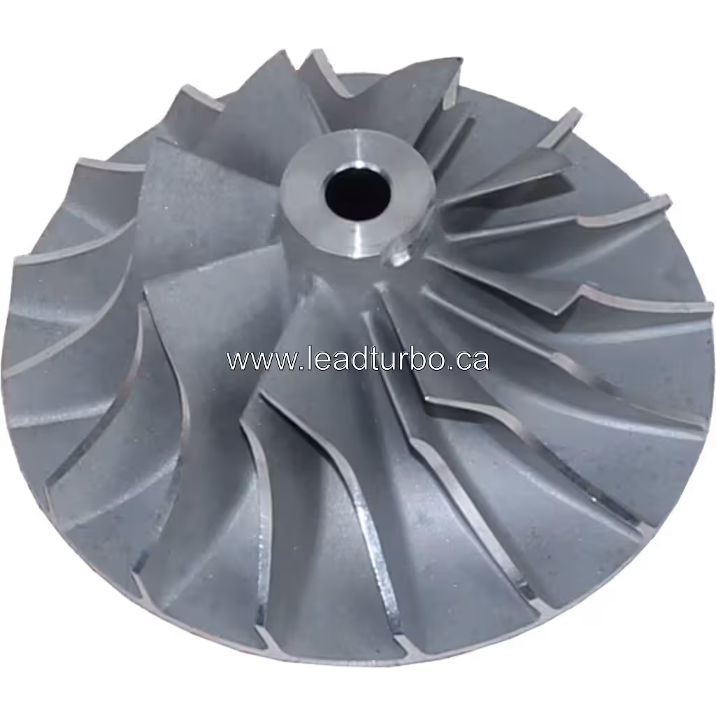 408105-0166 CW compressor wheel for John Deere 6466, radial blade design
