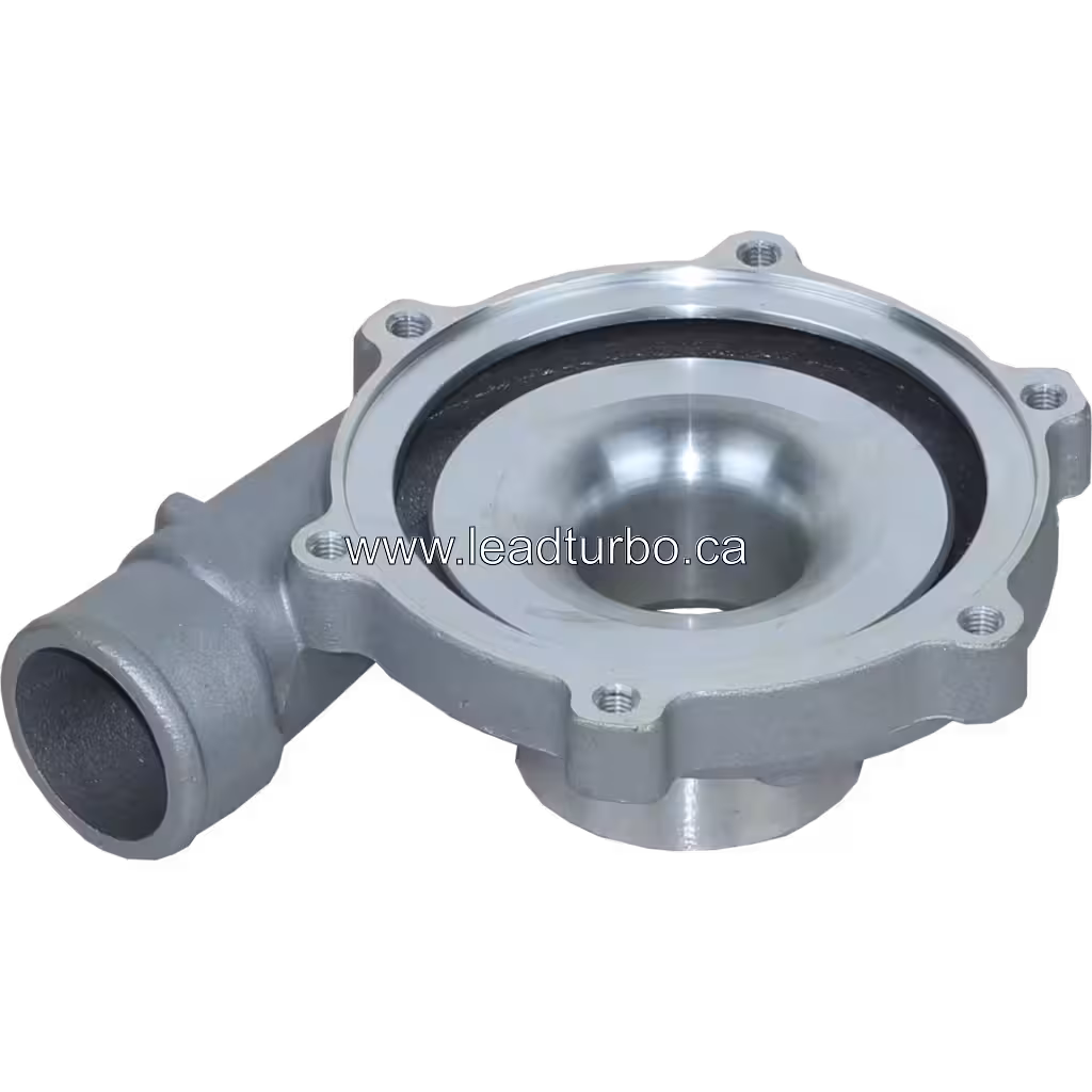 408566-0028 compressor housing bottom view with mounting flange