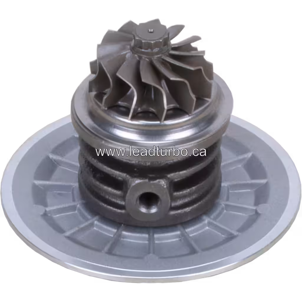 433289-0185 GT2556 Turbo Core Replacement for Perkins 1104C-44T bottom 45 degree view