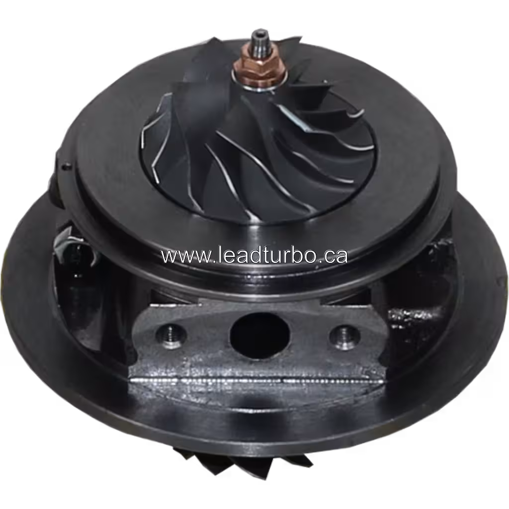 TD04L4-13TBS-VG core top view showing turbine wheel