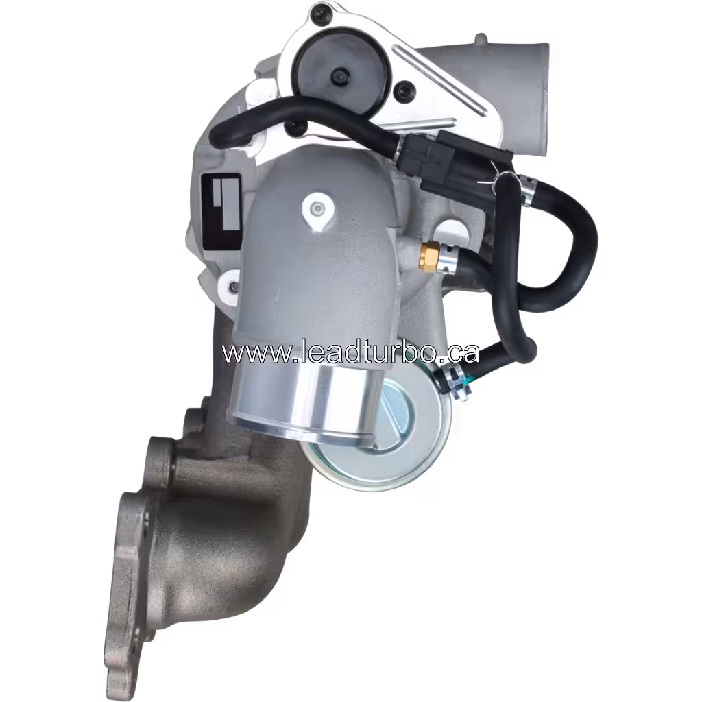 53039700288 turbocharger front view with compressor housing