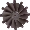Top view of 53261205002 turbine wheel assembly for Volvo TMD40