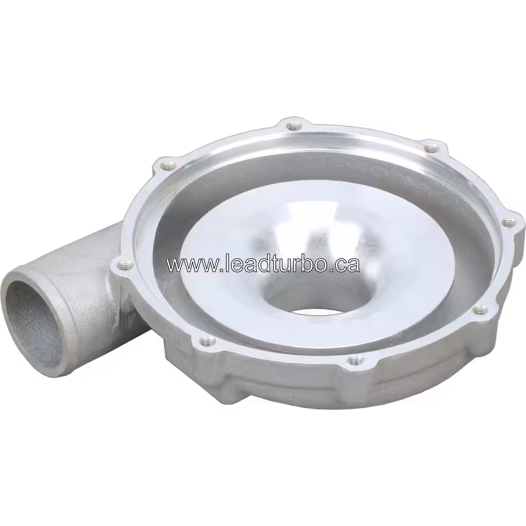 53271015035 turbo compressor housing top view showing spiral scroll passage
