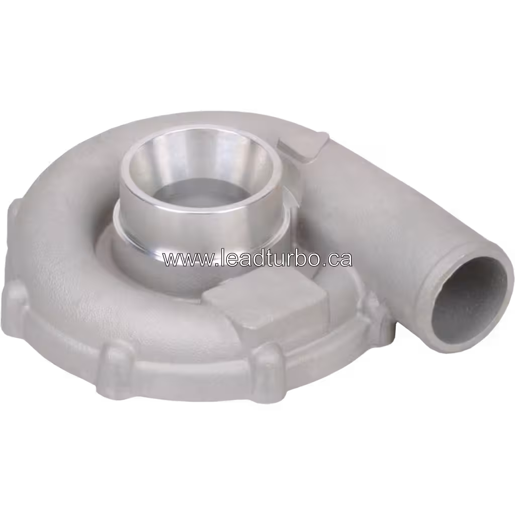 Cast metal compressor housing for Ruston Hornsby TD232V6 with machined flange
