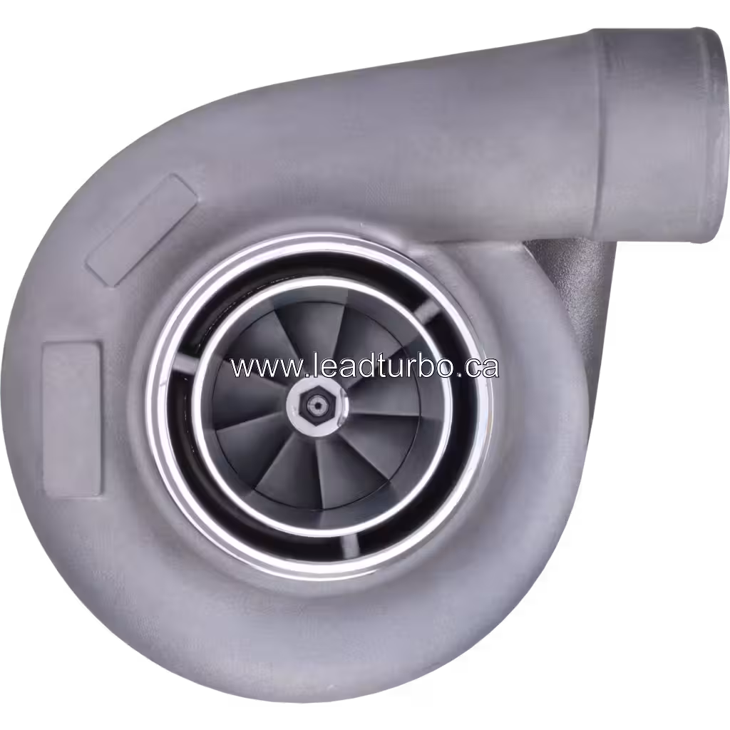 6502-52-5040 KTR130E-33AAW turbocharger front view showing compressor wheel