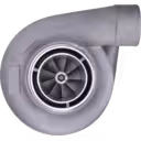 6502-52-5040 KTR130E-33AAW turbocharger front view showing compressor wheel