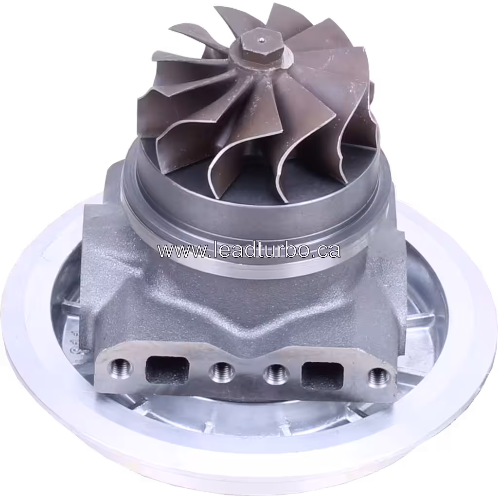FOR 6505-52-5570 core bottom view with cast turbine housing