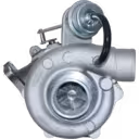 700716-5009 GT2560S turbocharger front view with silver compressor housing