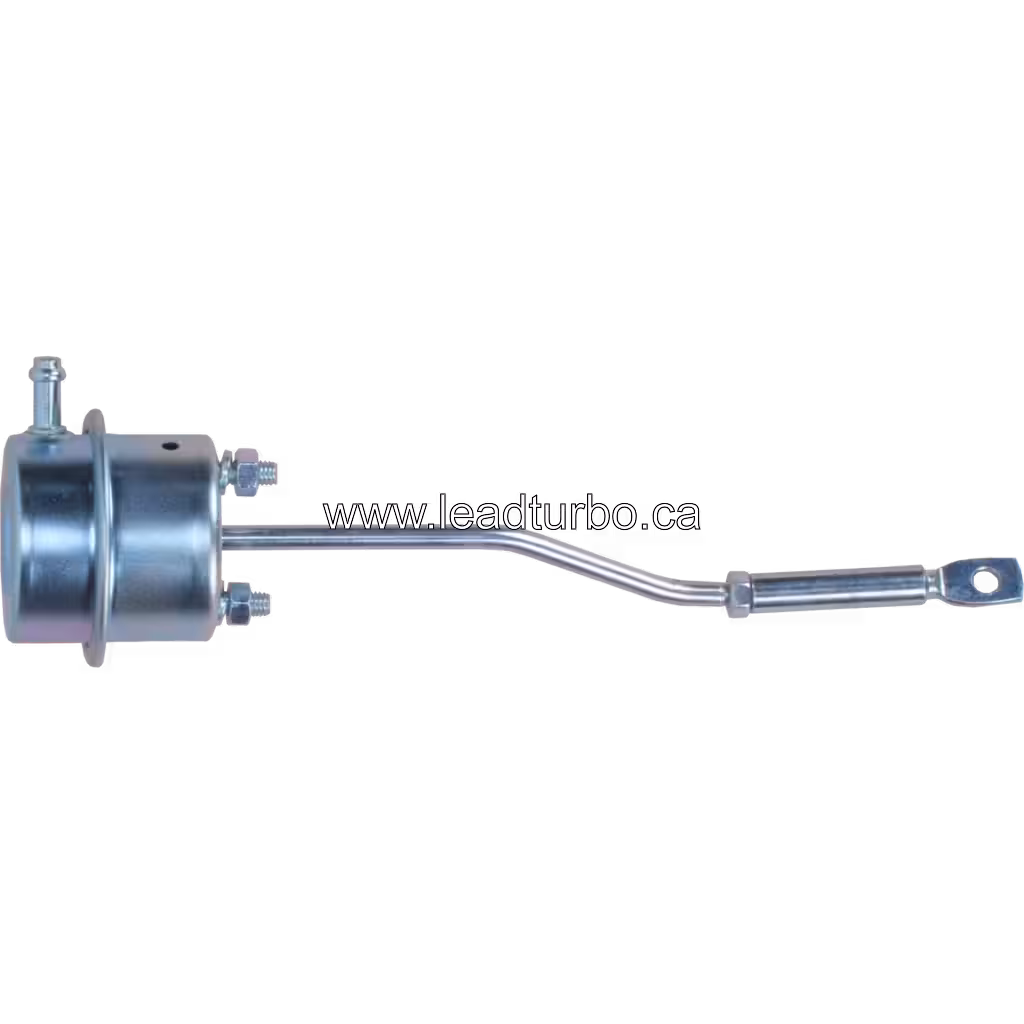 Side view of FOR 704136-5003S AC-R J96 turbo actuator with bent pushrod