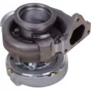 GTA2256V Turbocharger housing and compressor wheel detail