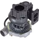 709942-5001 Turbocharger bottom view with radial cooling fins