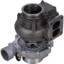 Top view of 734056-0003 turbocharger for Yutong Bus YC6112ZLQ engine application