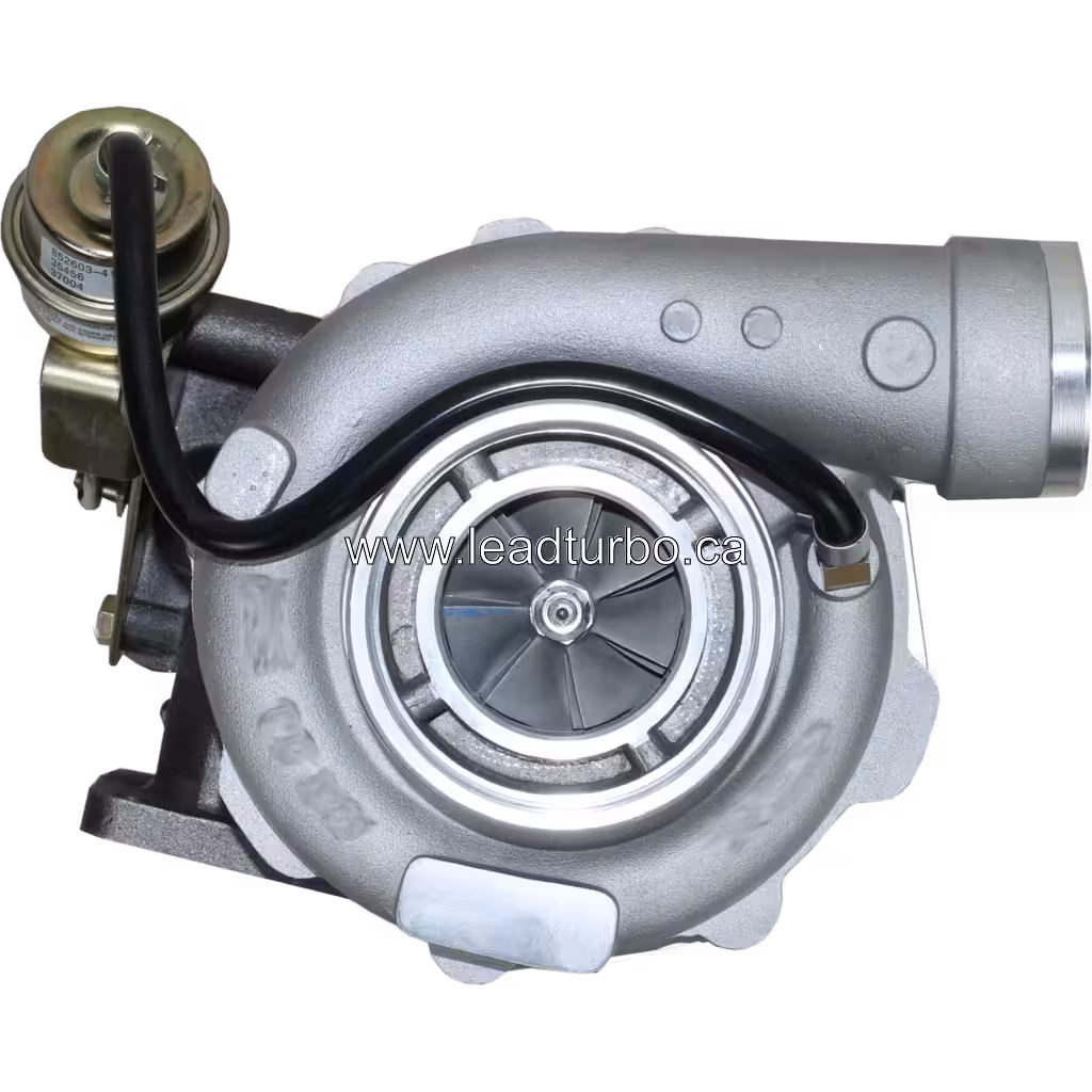 734056-0003 GT3782 turbocharger with silver compressor housing and dark turbine housing