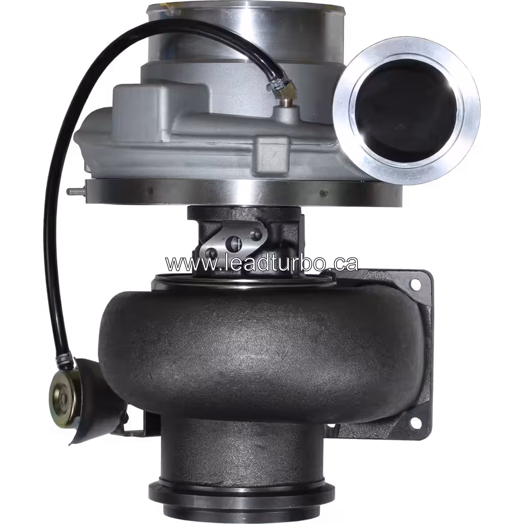 750058-5001 GTA5008BS turbocharger with silver compressor housing and black turbine housing